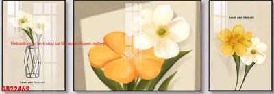 Ảnh gốc File gốc in bộ tranh decor treo tráng gương canvas GB22469 (nét căng) in mica