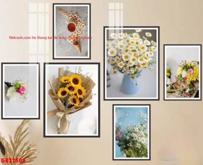 Download file File gốc in bộ tranh decor treo tráng gương canvas GB22509 (gốc) in mica bàn thờ