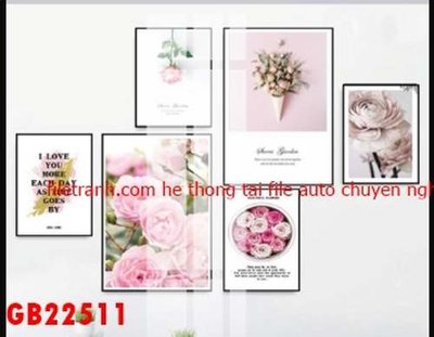 File tranh File gốc in bộ tranh decor treo tráng gương canvas GB22511 (ảnh gốc) cho in ấn kỹ thuật số