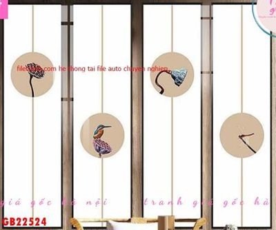 File tranh ảnh gốc File gốc in bộ tranh decor treo tráng gương canvas GB22524 dùng cho in khổ lớn