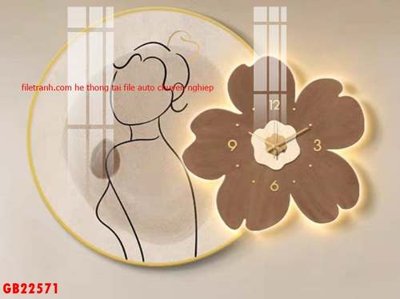 File gốc File gốc in bộ tranh decor treo tráng gương canvas GB22571 (in tráng gương) ốp tường