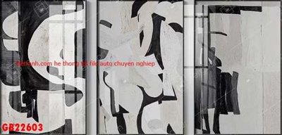 File in ấn File gốc in bộ tranh decor treo tráng gương canvas GB22603 (bản gốc) sắc nét