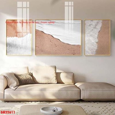 Tải file File gốc in bộ tranh decor treo tráng gương canvas GB22611 (gốc) làm tranh trang trí