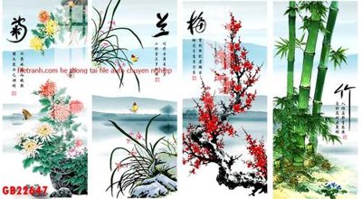 Download file gốc File gốc in bộ tranh decor treo tráng gương canvas GB22647 (in mica) trang trí