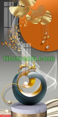 Tải file File gốc in bộ tranh decor treo tráng gương canvas GB24038 (gốc) in ấn ngay lập tức