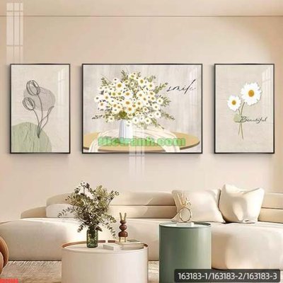 File tranh File gốc in bộ tranh decor treo tráng gương canvas GB24088 (gốc) chủ đề con người