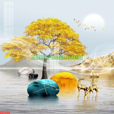 File in lụa File gốc in bộ tranh decor treo tráng gương canvas GB24103 (chất lượng cao) File gốc in bộ tranh decor treo tráng gương canvas GB24103