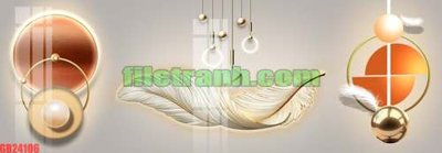 File tranh File gốc in bộ tranh decor treo tráng gương canvas GB24106 (gốc) in film