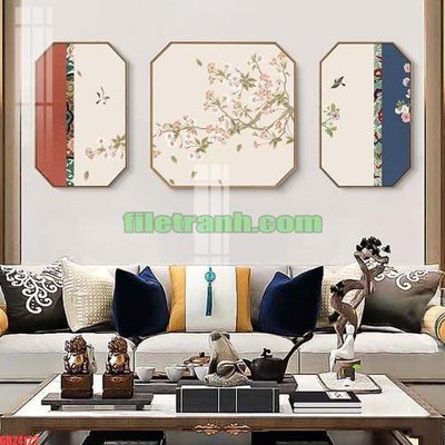 Tải file File gốc in bộ tranh decor treo tráng gương canvas GB24122 (gốc) in tranh tráng gương