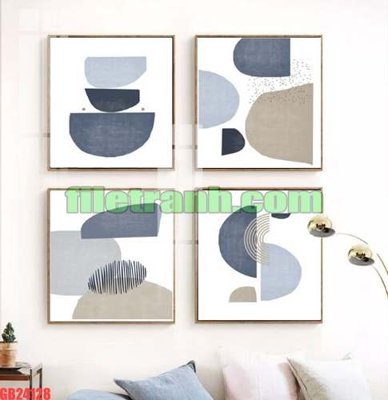 File gốc File gốc in bộ tranh decor treo tráng gương canvas GB24128 (in ấn) không giới hạn
