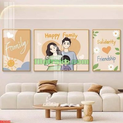 Mua file gốc File gốc in bộ tranh decor treo tráng gương canvas GB24147 (PSD) tại Filetranh.com