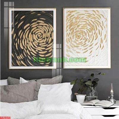 File in lụa File gốc in bộ tranh decor treo tráng gương canvas GB24154 (hoa văn) File gốc in bộ tranh decor treo tráng gương canvas GB24154
