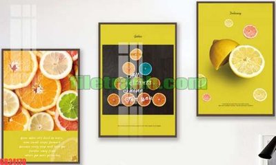 File gốc File gốc in bộ tranh decor treo tráng gương canvas GB24170 (dành cho quảng cáo)