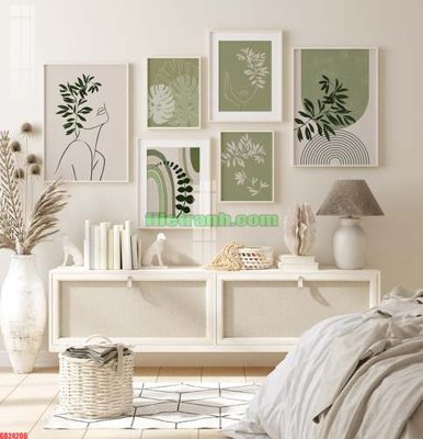 File gốc File gốc in bộ tranh decor treo tráng gương canvas GB24206 (thiết kế) độc quyền