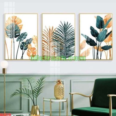 File in ấn chuyên nghiệp File gốc in bộ tranh decor treo tráng gương canvas GB24210 (file gốc)