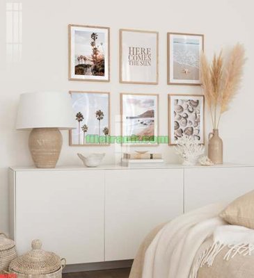 File tranh File gốc in bộ tranh decor treo tráng gương canvas GB24213 (gốc) chủ đề thiên nhiên