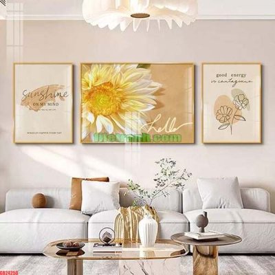File ảnh File gốc in bộ tranh decor treo tráng gương canvas GB24250 (gốc) cho trang trí nhà hàng
