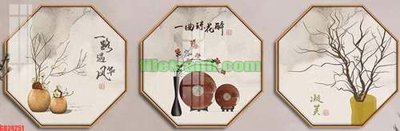 Hình ảnh gốc File gốc in bộ tranh decor treo tráng gương canvas GB24251 (để in khổ lớn)