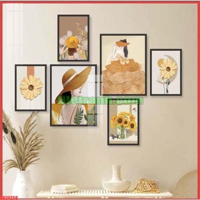 File gốc File gốc in bộ tranh decor treo tráng gương canvas GB24258 (ảnh chi tiết) để in trần