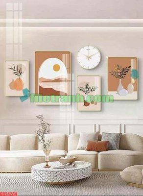 Download file gốc File gốc in bộ tranh decor treo tráng gương canvas GB24264 (in lụa) hoa lá