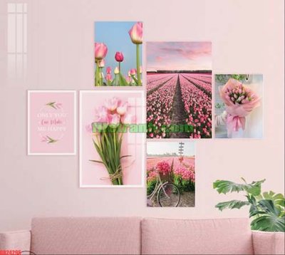 File ảnh File gốc in bộ tranh decor treo tráng gương canvas GB24295 (gốc) in decal dán tường