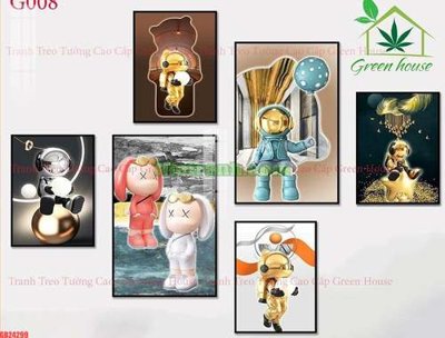 File ảnh File gốc in bộ tranh decor treo tráng gương canvas GB24299 (gốc) in decal dán tường