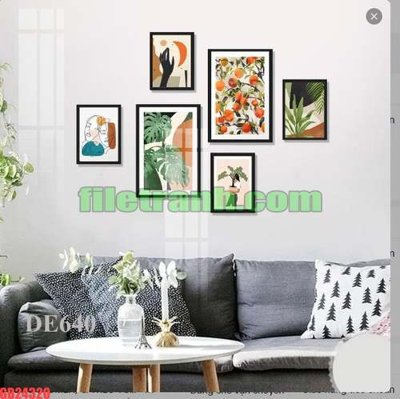 Download file tranh File gốc in bộ tranh decor treo tráng gương canvas GB24320 (file gốc PSD)