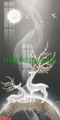 File gốc File gốc in bộ tranh decor treo tráng gương canvas GB24368 (cho in UV) siêu nét