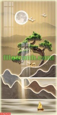 Tải file tranh File gốc in bộ tranh decor treo tráng gương canvas GB24369 (ảnh gốc) ngay