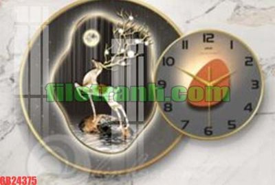 File tranh File gốc in bộ tranh decor treo tráng gương canvas GB24375 (gốc) in film