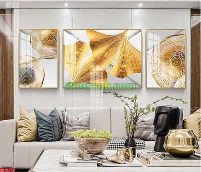File gốc File gốc in bộ tranh decor treo tráng gương canvas GB24398 (cho in 3D) độc đáo