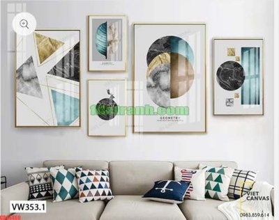 Ảnh mô tả file gốc in mica File gốc in bộ tranh decor treo tráng gương canvas GB24469