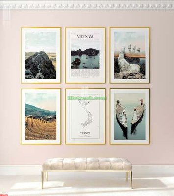 File ảnh File gốc in bộ tranh decor treo tráng gương canvas GB24473 (gốc) cho trang trí nội thất
