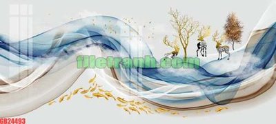 File gốc in mica File gốc in bộ tranh decor treo tráng gương canvas GB24493 chất lượng