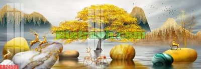 Download file File gốc in bộ tranh decor treo tráng gương canvas GB24509 (gốc) cho xưởng in