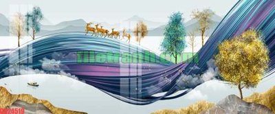 Tải file File gốc in bộ tranh decor treo tráng gương canvas GB24519 (gốc) chủ đề tôn giáo