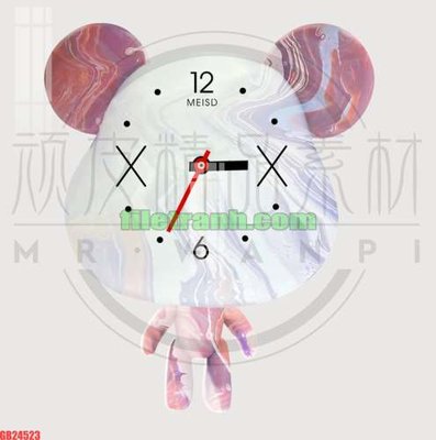 File gốc File gốc in bộ tranh decor treo tráng gương canvas GB24523 (in lụa) trang trí tường