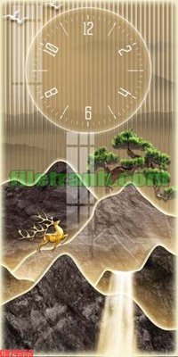 Tải file File gốc in bộ tranh decor treo tráng gương canvas GB24553 (gốc) chủ đề phong thủy