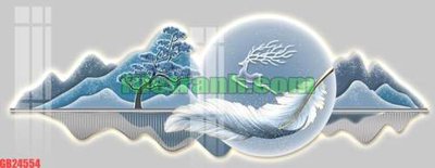 Download file gốc File gốc in bộ tranh decor treo tráng gương canvas GB24554 (in mica) 3D