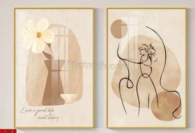 File gốc in mica File gốc in bộ tranh decor treo tráng gương canvas GB25016 chất lượng