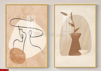 File PSD File gốc in bộ tranh decor treo tráng gương canvas GB25022 (bản gốc) cho nhà in