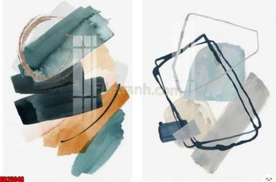 File in trần File gốc in bộ tranh decor treo tráng gương canvas GB25048 (bản gốc) đại dương