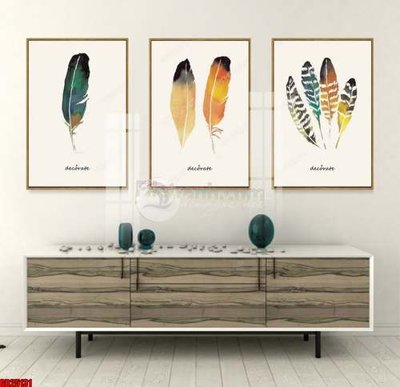 File tranh trang trí File gốc in bộ tranh decor treo tráng gương canvas GB25131 (file gốc)