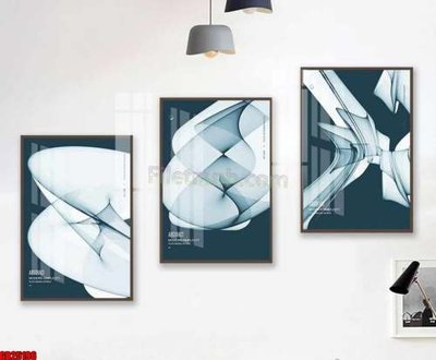 File ảnh File gốc in bộ tranh decor treo tráng gương canvas GB25196 (gốc) cho trang trí nhà hàng