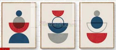 Hình ảnh file gốc File gốc in bộ tranh decor treo tráng gương canvas GB25198 (chất lượng cao)