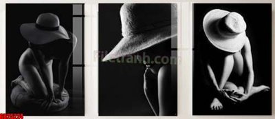 File tranh File gốc in bộ tranh decor treo tráng gương canvas GB25224 (bản gốc) treo tường