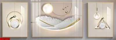 File ảnh File gốc in bộ tranh decor treo tráng gương canvas GB25229 (gốc) in Hiflex