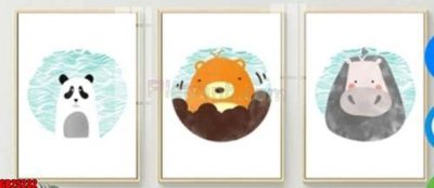 File gốc File gốc in bộ tranh decor treo tráng gương canvas GB25232 (cho in 3D) độc đáo