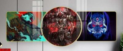 Tải file tranh gốc File gốc in bộ tranh decor treo tráng gương canvas GB25238 chất lượng cao