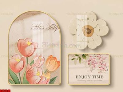 Tải file File gốc in bộ tranh decor treo tráng gương canvas GB25245 (ảnh gốc) độ phân giải 300dpi